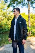 ZIP UP BLACK XL<BR>(Ref. RIV-249931-4)