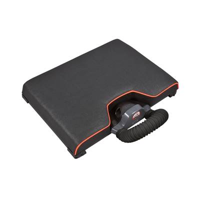 TALON AMOVIBLE + COUSSIN SELLIER ELEPHANT NOIR / ORANGE FLUO<BR>(Ref. 170103)