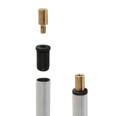 EMBOUT DE PIED D25 - TARAUDE<BR>(Ref. 702386)