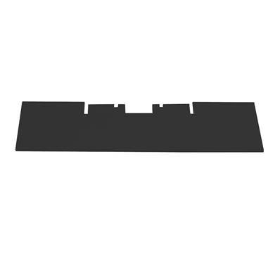 FACADE ALU NOIR POUR TIROIR 60 F2<BR>(Ref. 708998)