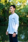 T-SHIRT LS WHITE L<BR>(Ref. RIV-249939-3)