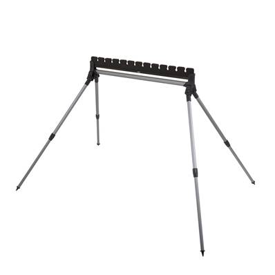 SUPPORT 12 KITS - 4 PIEDS TELESCOPIQUES - CRENEAUX Ø 18 MM<BR>(Ref. 320118)