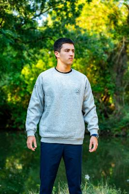 SWEAT GREY L<BR>(Ref. RIV-251648-3)