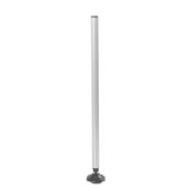 PIED ROTULE L=750 ANODISE INCOLORE D36<BR>(Ref. 102003)